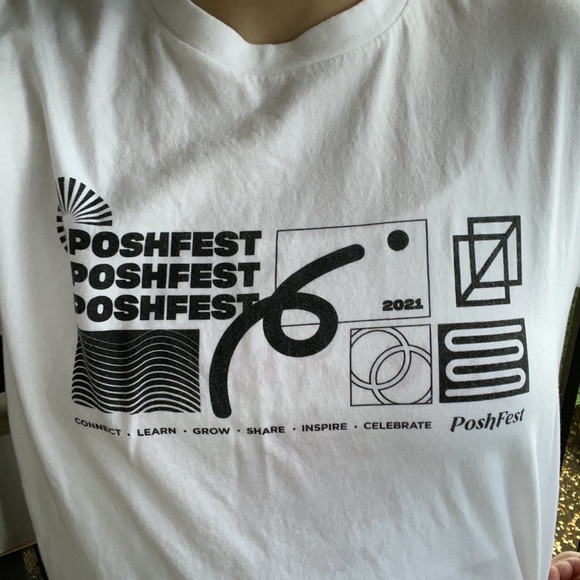 POSHFEST 2021 POSH logo party POSHMARK celebration SWAG POSHFEST 2022 fit check - Picture 14 of 14